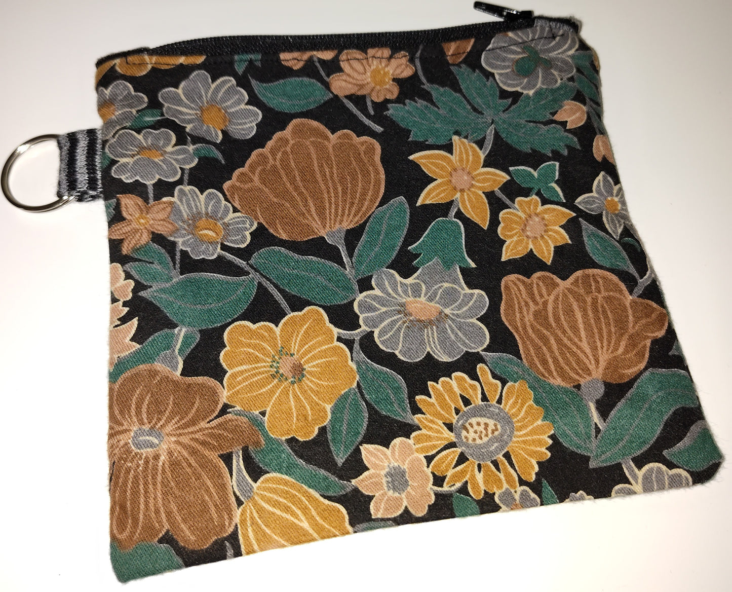 Square Zippered Pouch -- Color Varies
