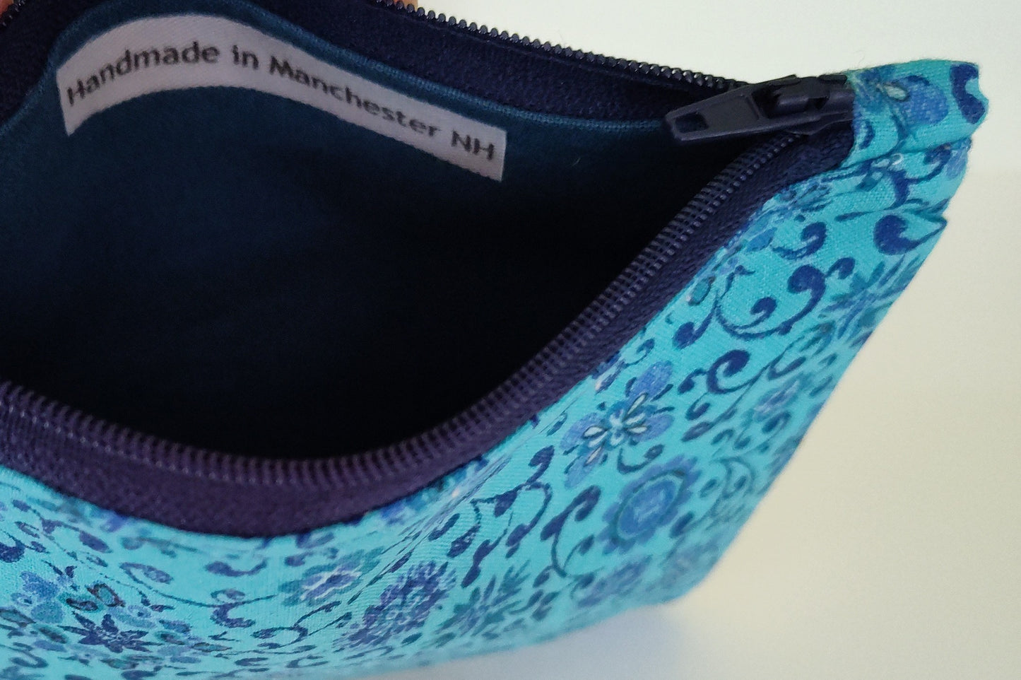 Square Zippered Pouch -- Color Varies