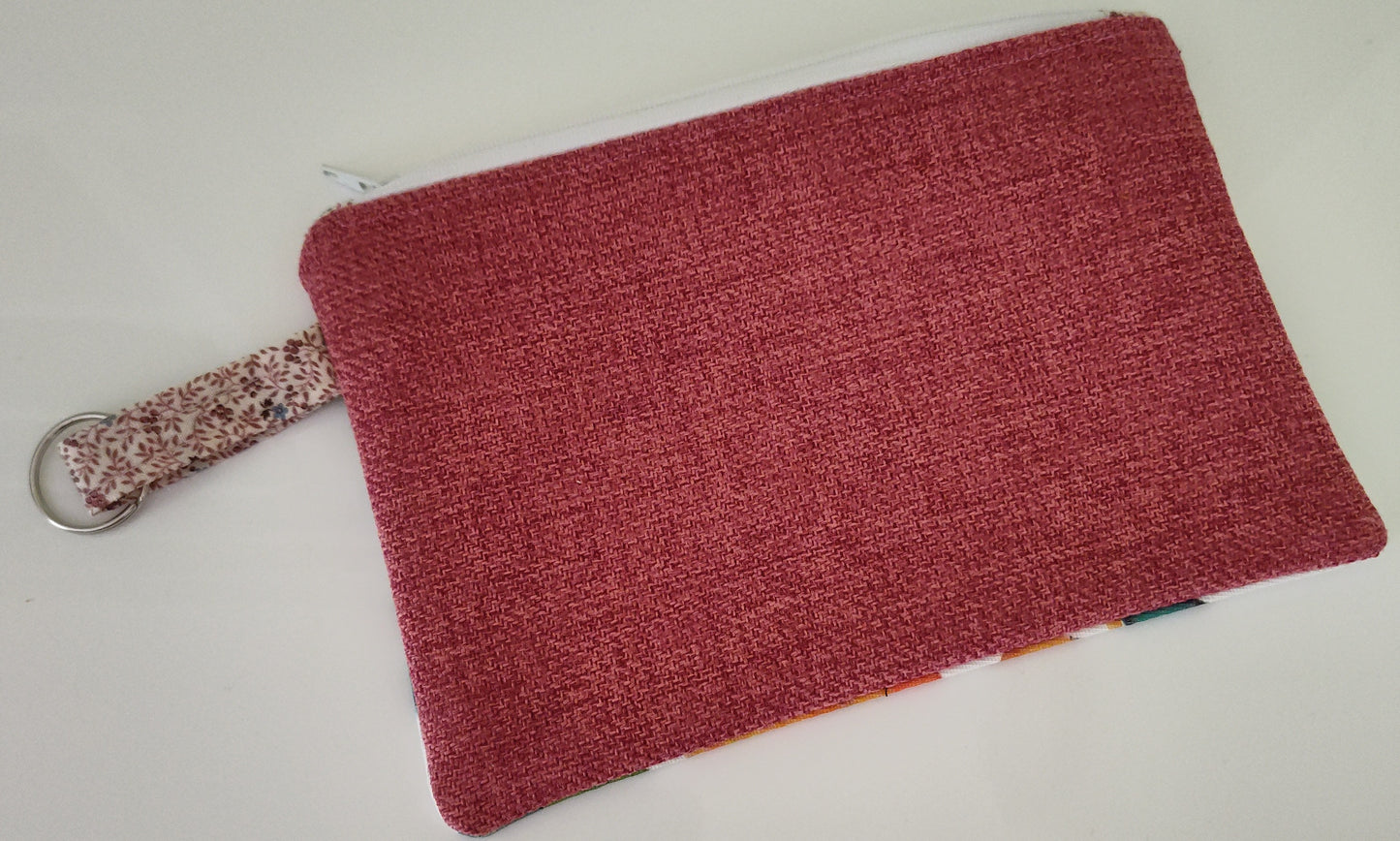 Medium 2-Sided Tabbed Zippered Pouch