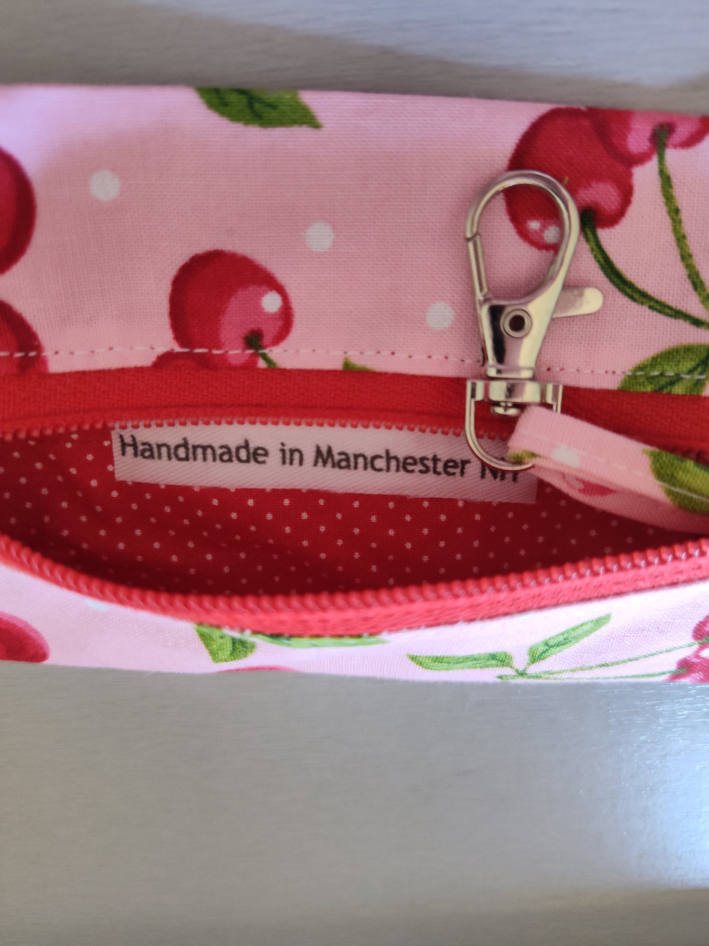 Cherry Key Pouch