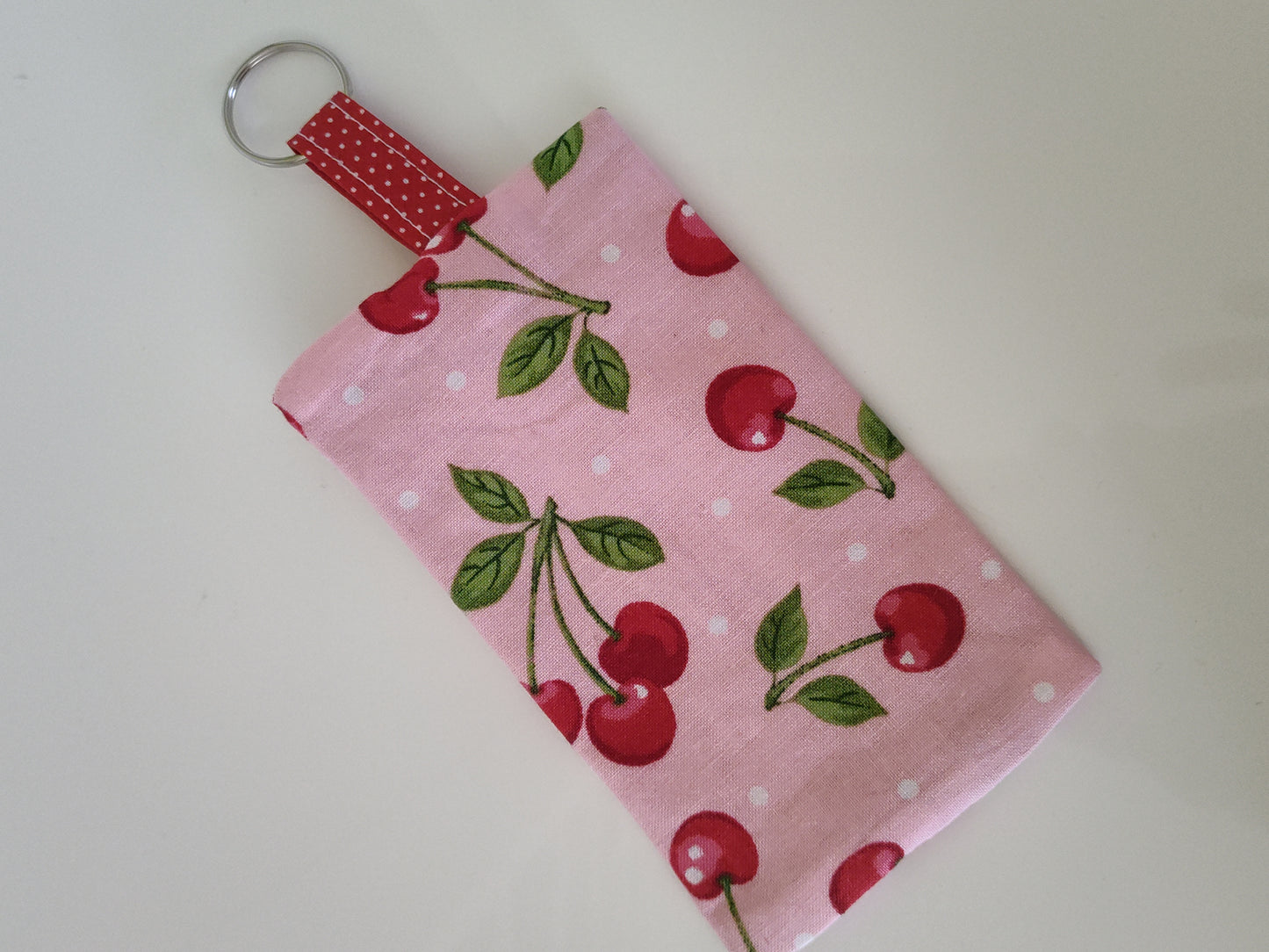 Cherry Key Pouch