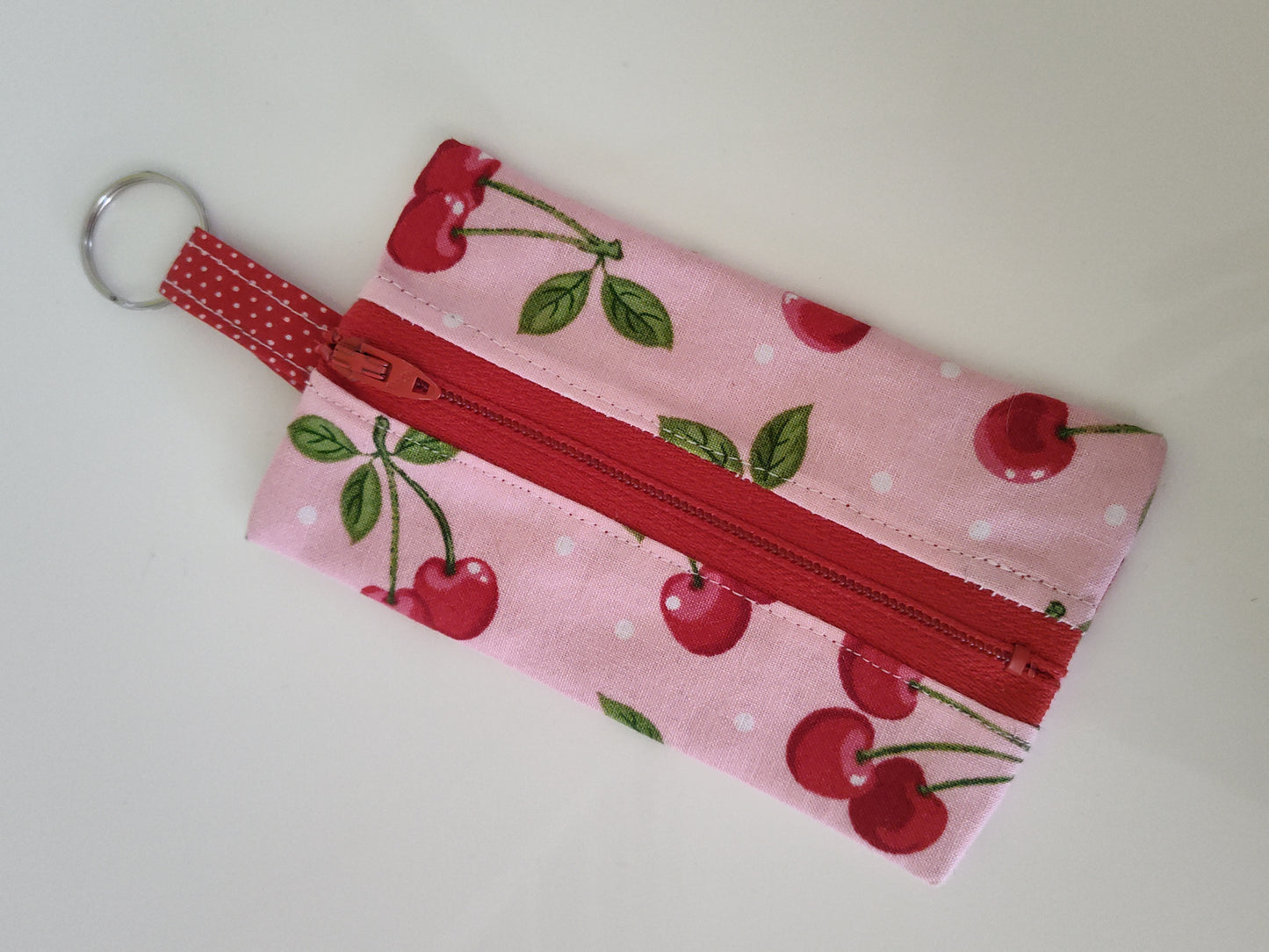 Cherry Key Pouch