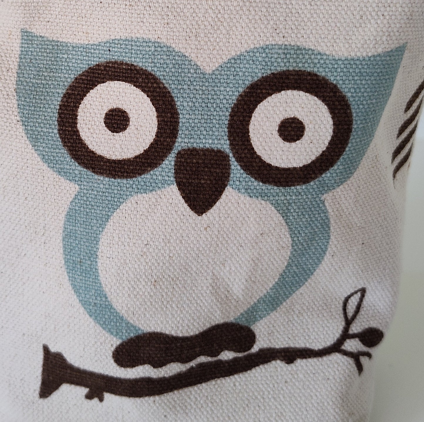 Charming Owl Zippered Pouch with Wrist Handle