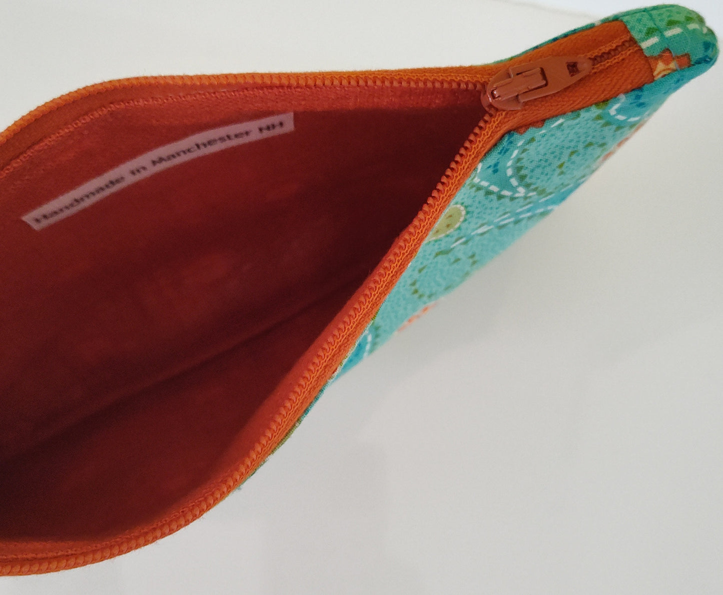 Large Tabbed Zippered Pouch