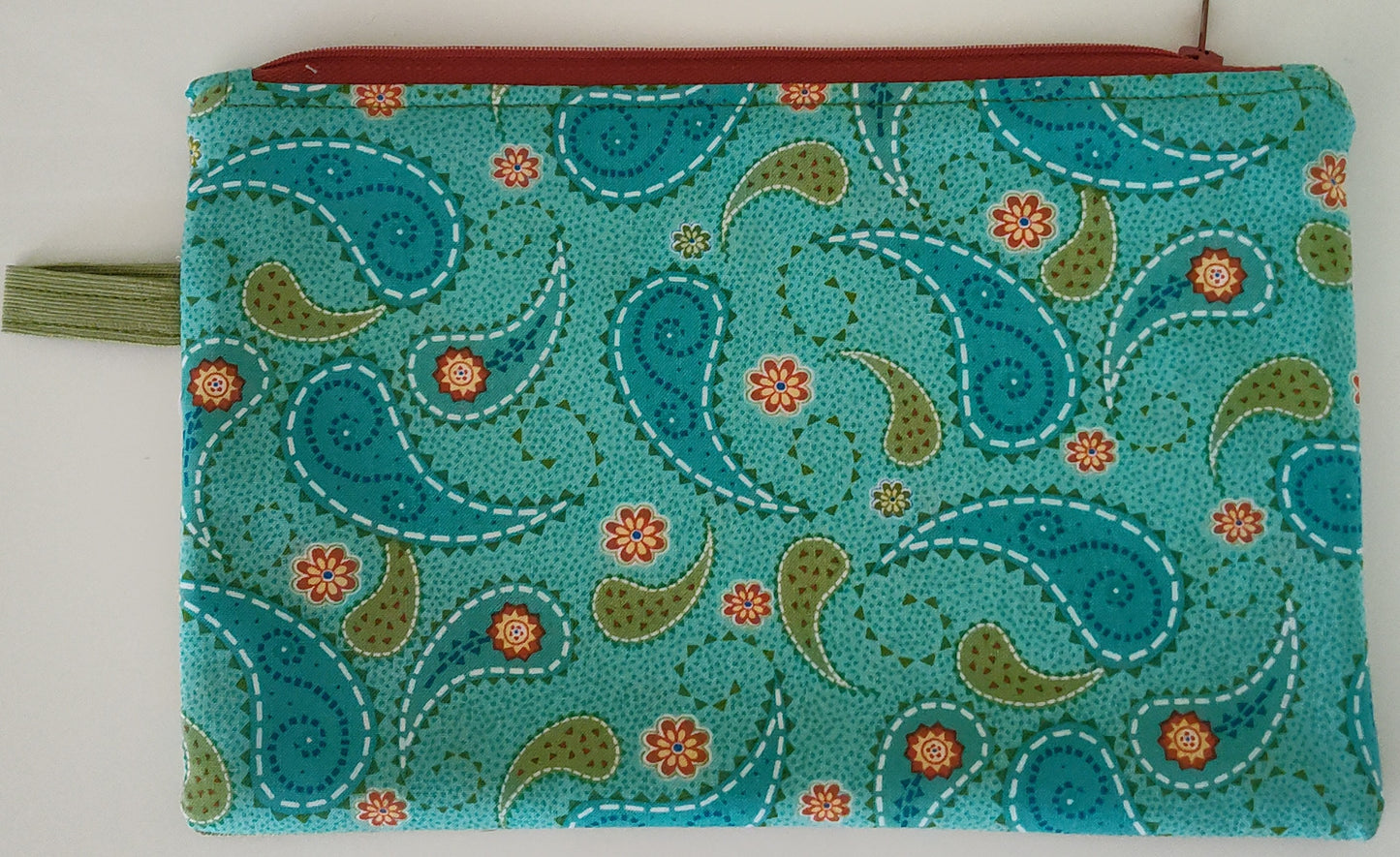 Extra Large Tabbed Zippered Pouch