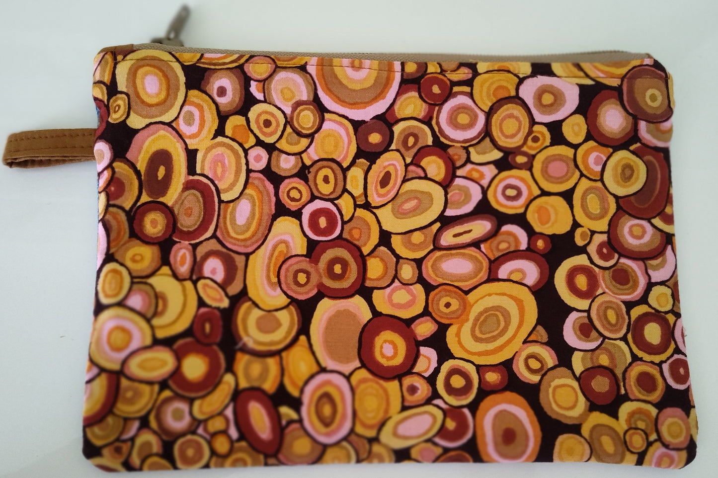 Large Tabbed Zippered Pouch