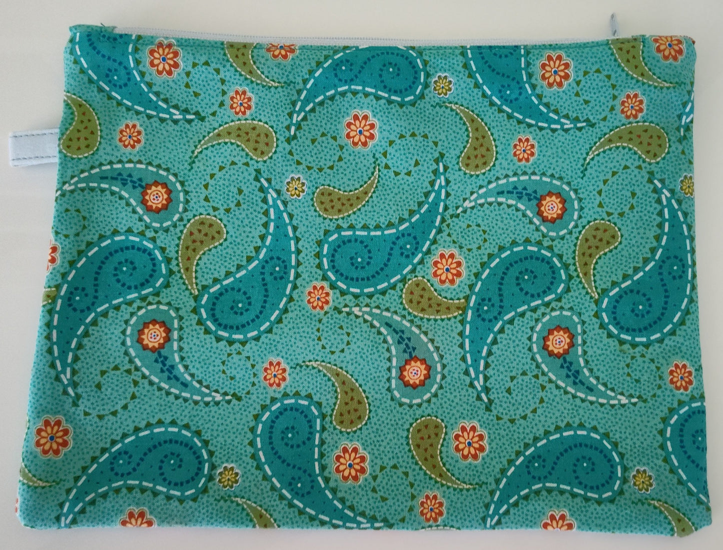 Extra Large Tabbed Zippered Pouch