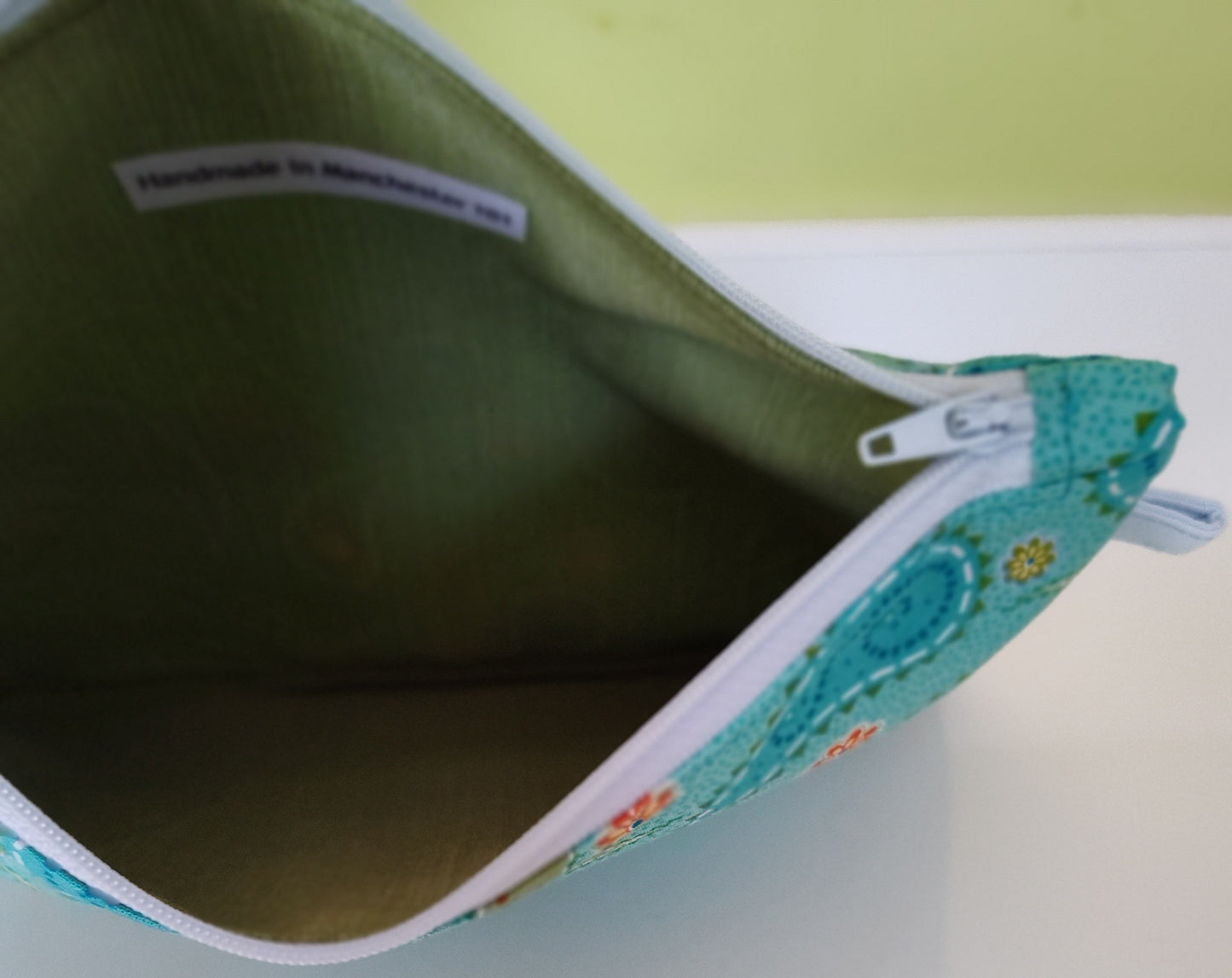 Extra Large Tabbed Zippered Pouch