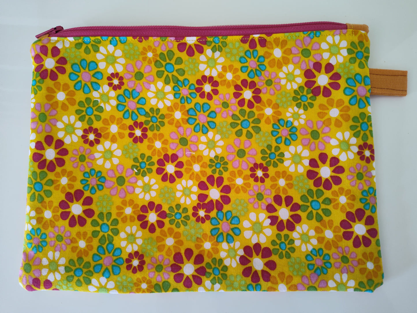 Large Tabbed Zippered Pouch