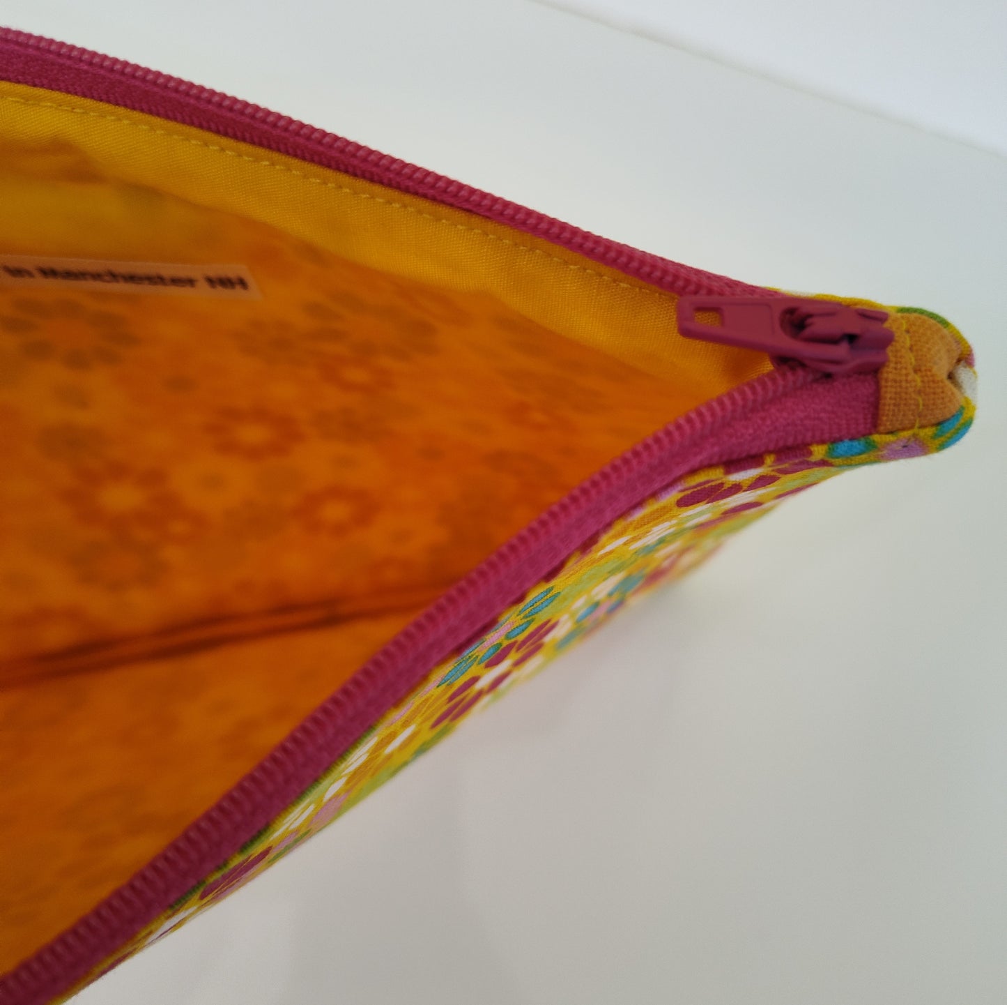 Large Tabbed Zippered Pouch