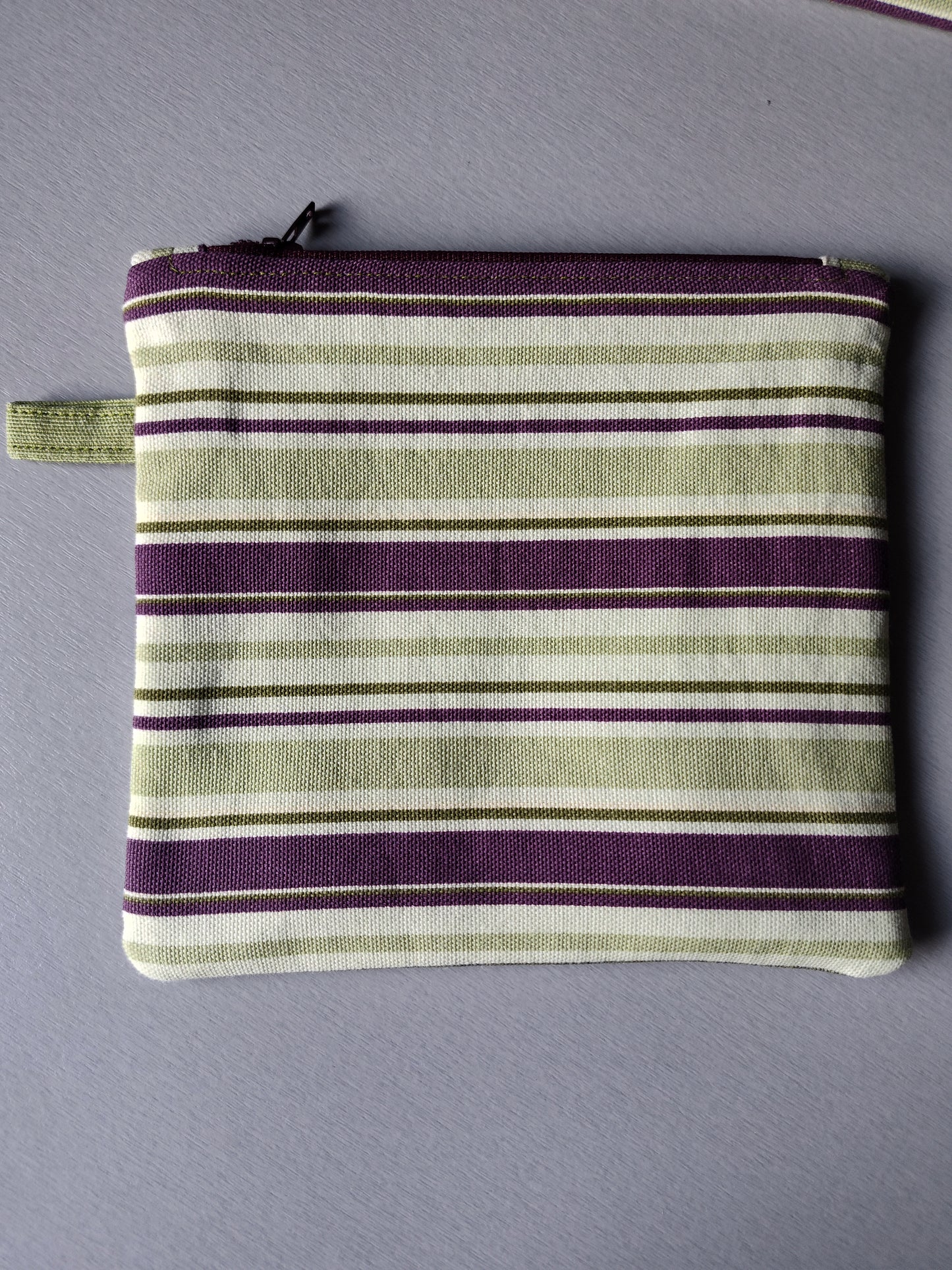 Small Tabbed Zippered Pouch