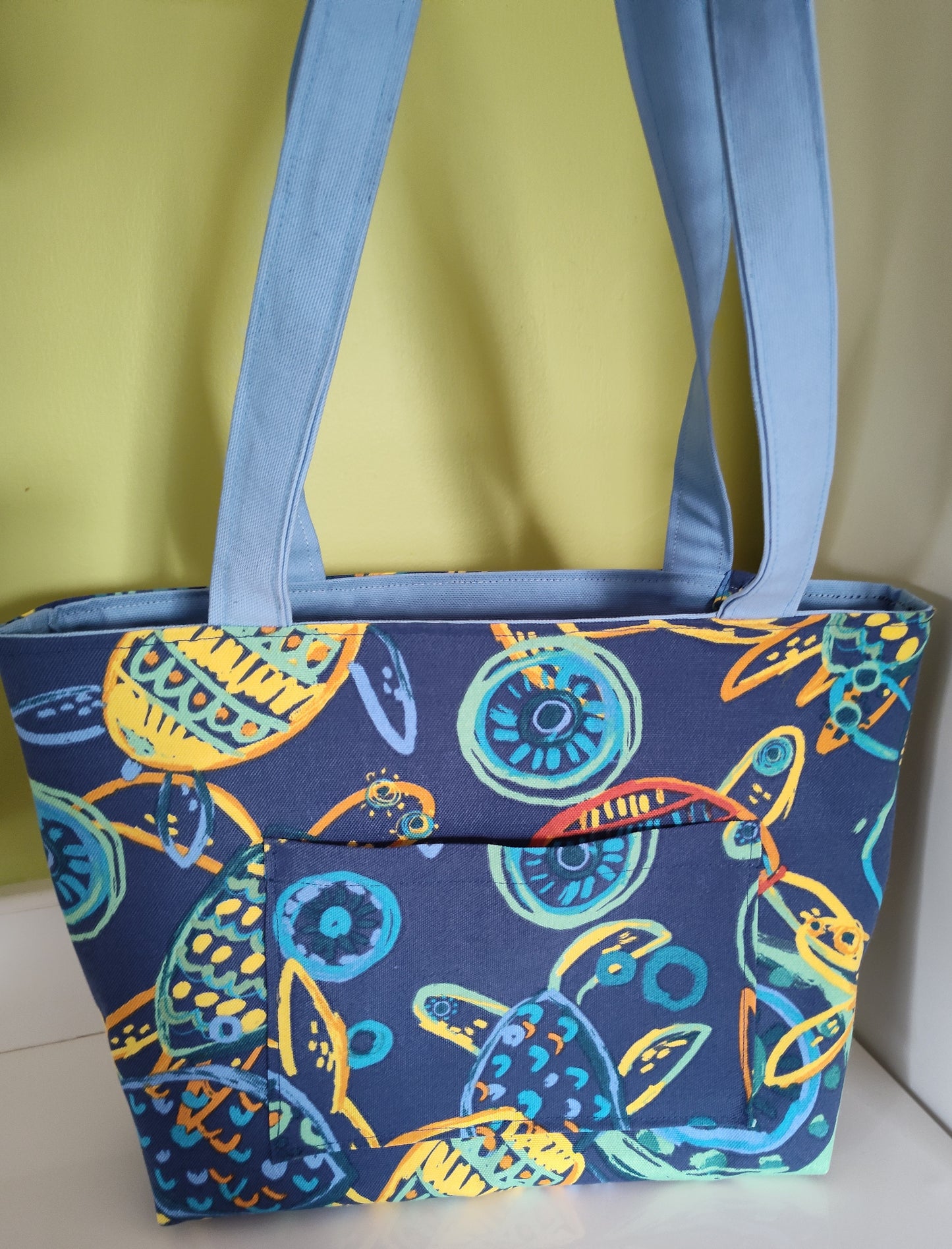 Playful Turtle Tote - Small