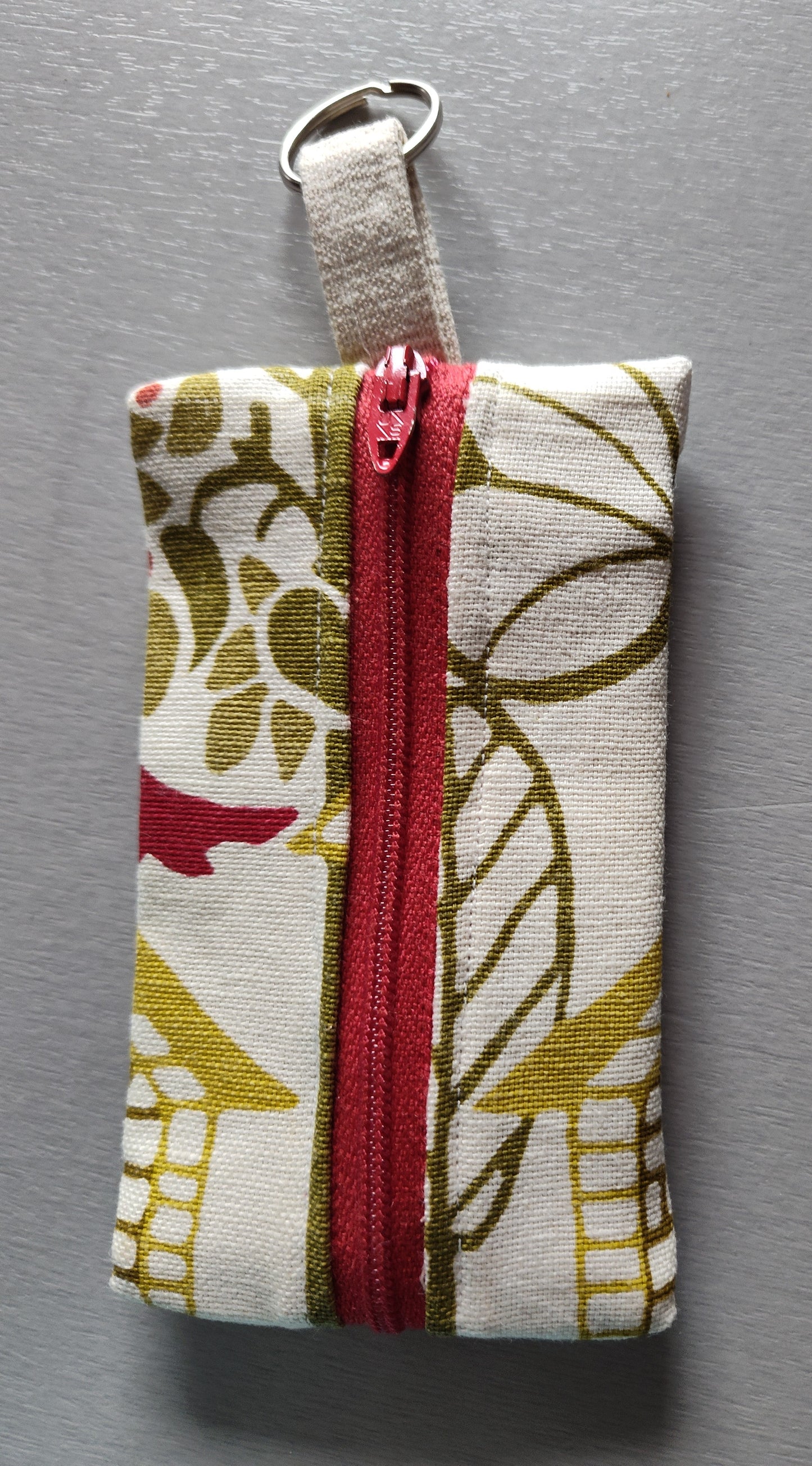 Red Bird Key Pouch