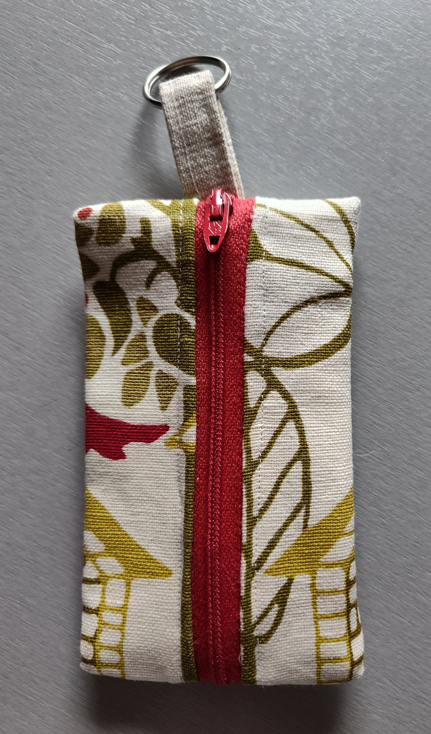 Red Bird Key Pouch