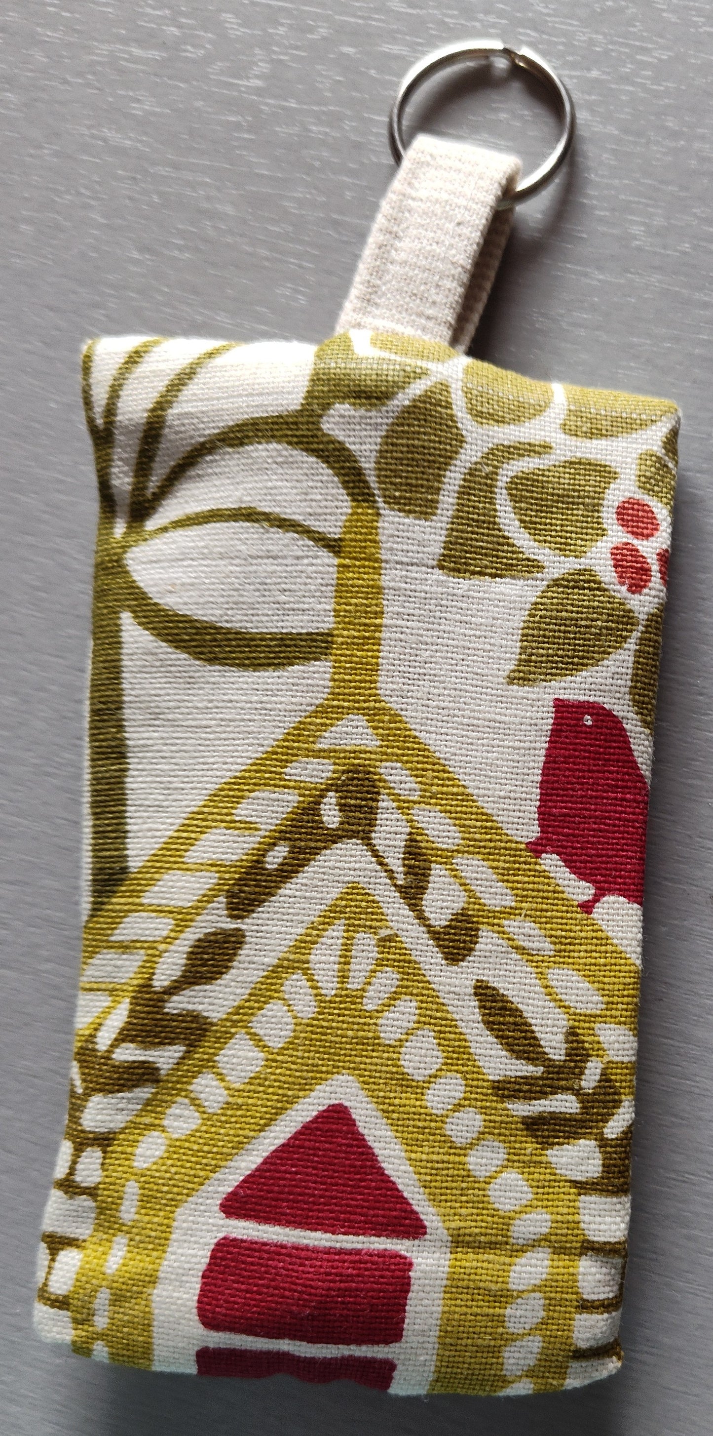 Red Bird Key Pouch