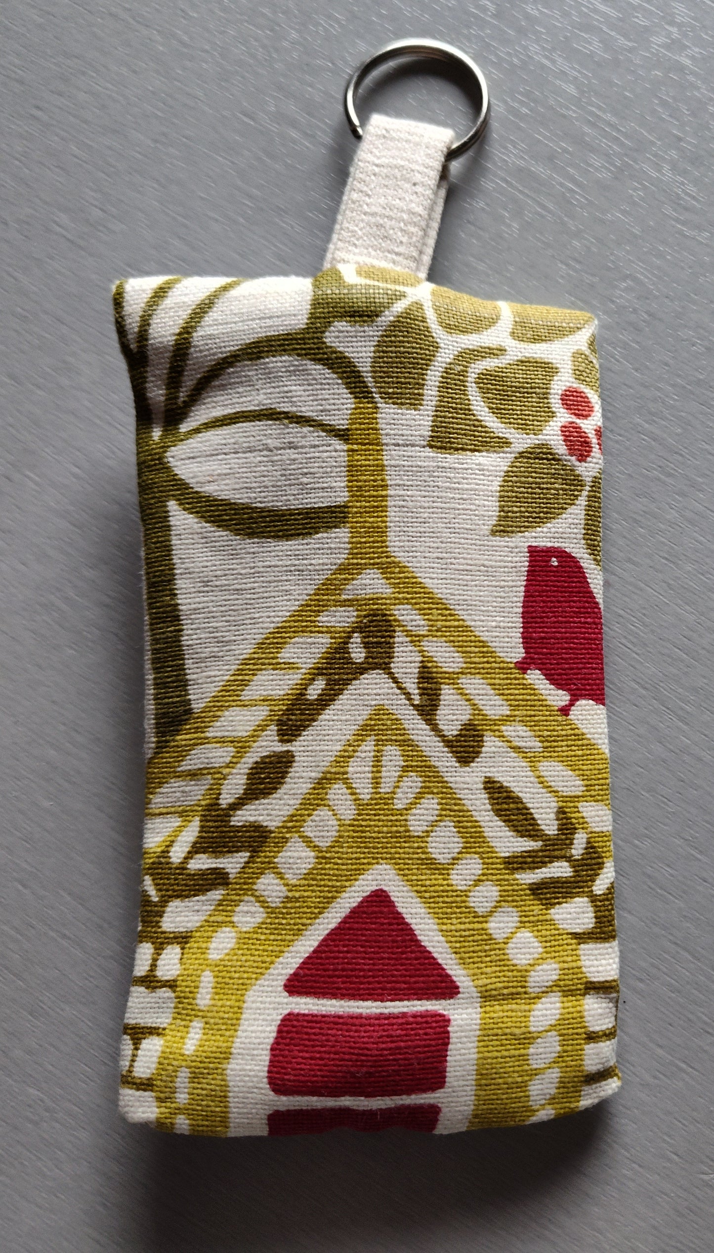 Red Bird Key Pouch