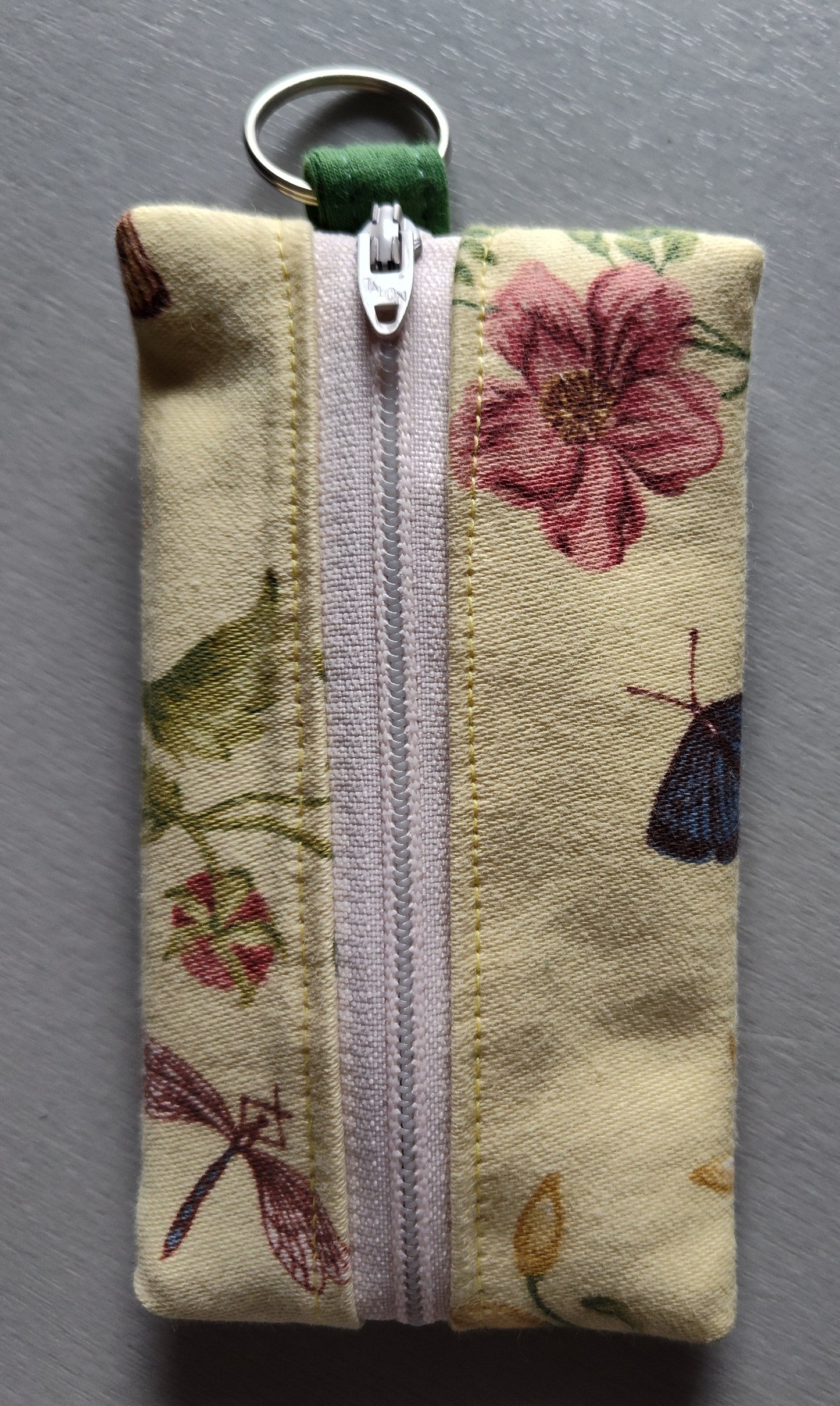Yellow Nature Key Pouch