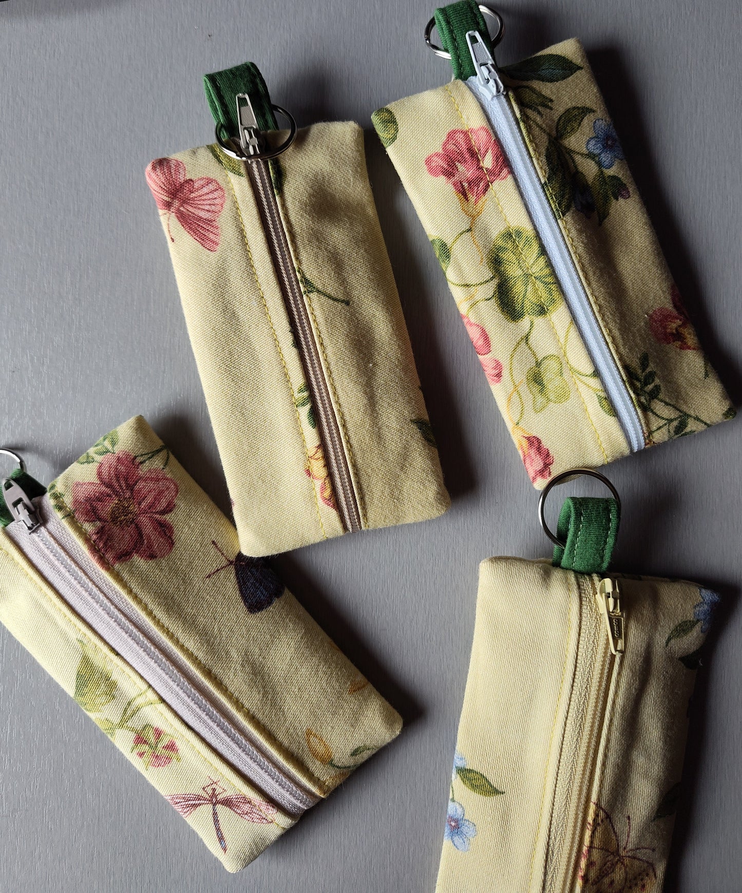 Yellow Nature Key Pouch