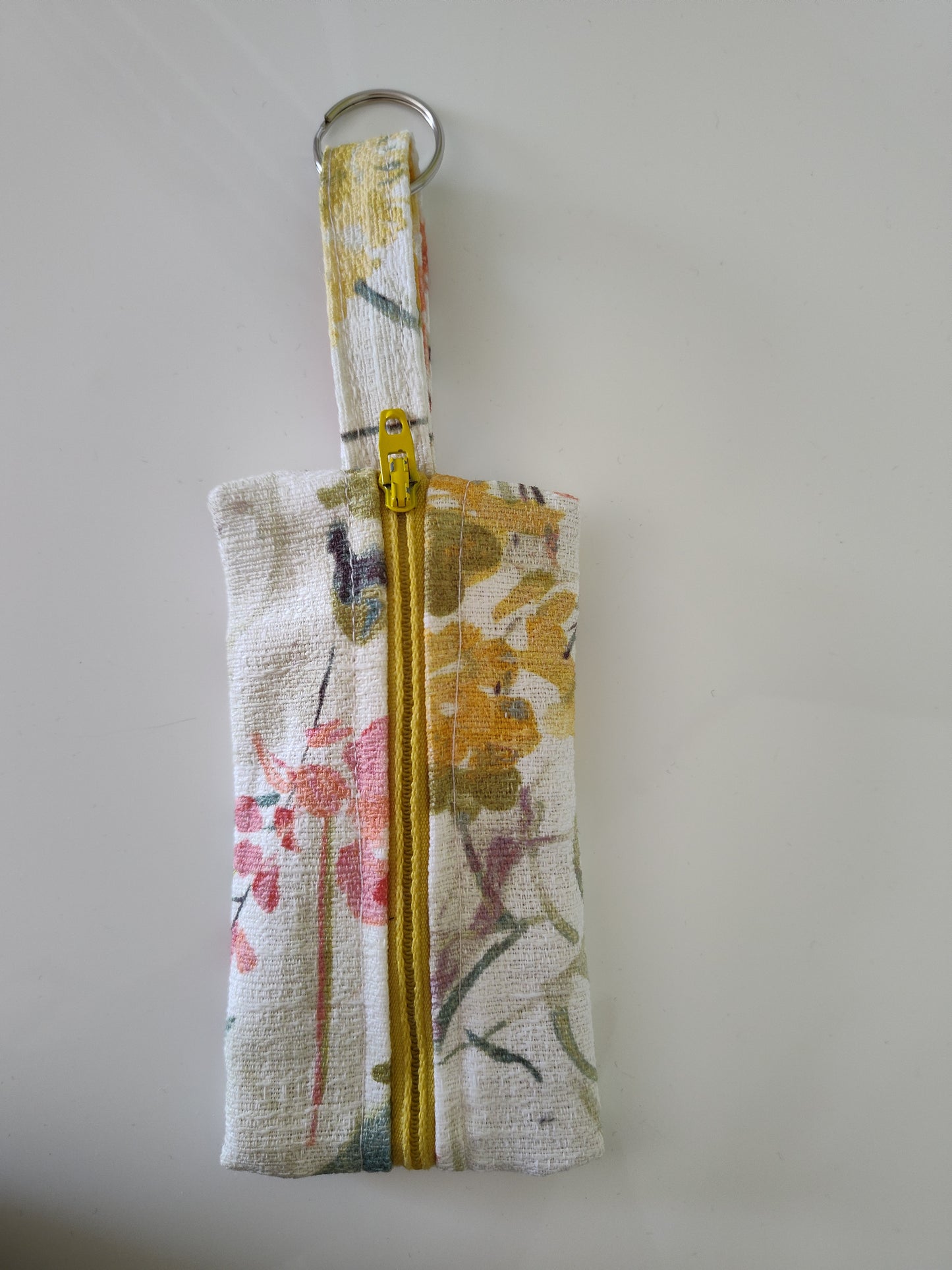 Watercolor Floral Key Pouch