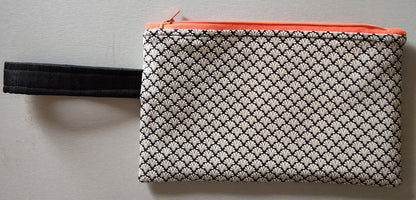 Flat Toile Zippered Pouch - Medium