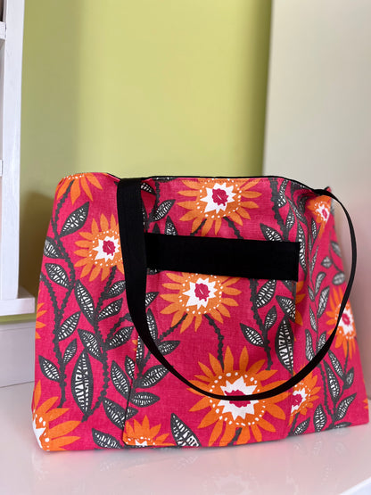 Extra Wide Canvas Tote