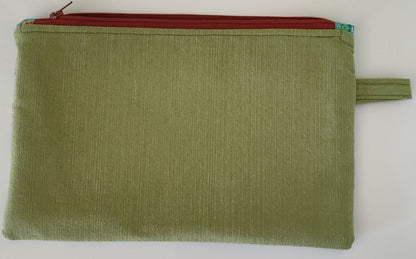 Extra Large Tabbed Zippered Pouch