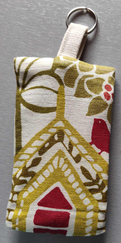 Red Bird Key Pouch