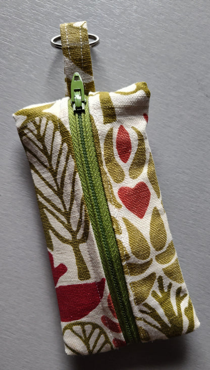 Red Bird Key Pouch