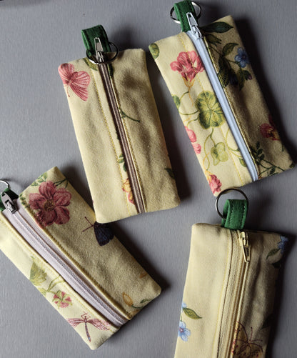 Yellow Nature Key Pouch