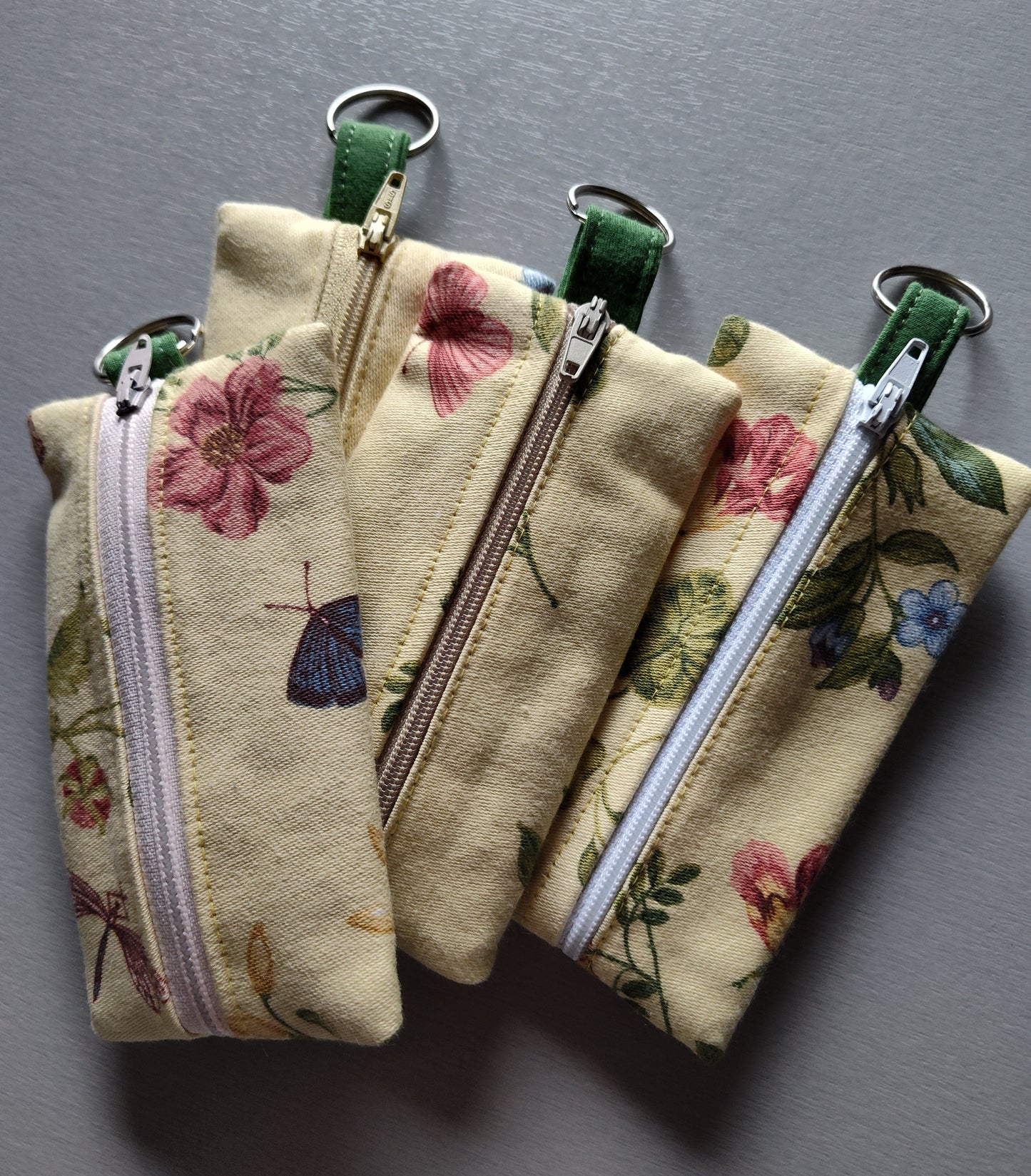 Yellow Nature Key Pouch